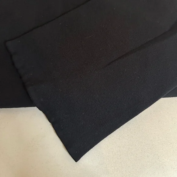 The Row Shayna Black Wool Viscose Sweatshirt size XS Oversized Flare Sleeves